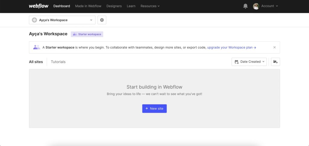 webflow-giriş-sayfası